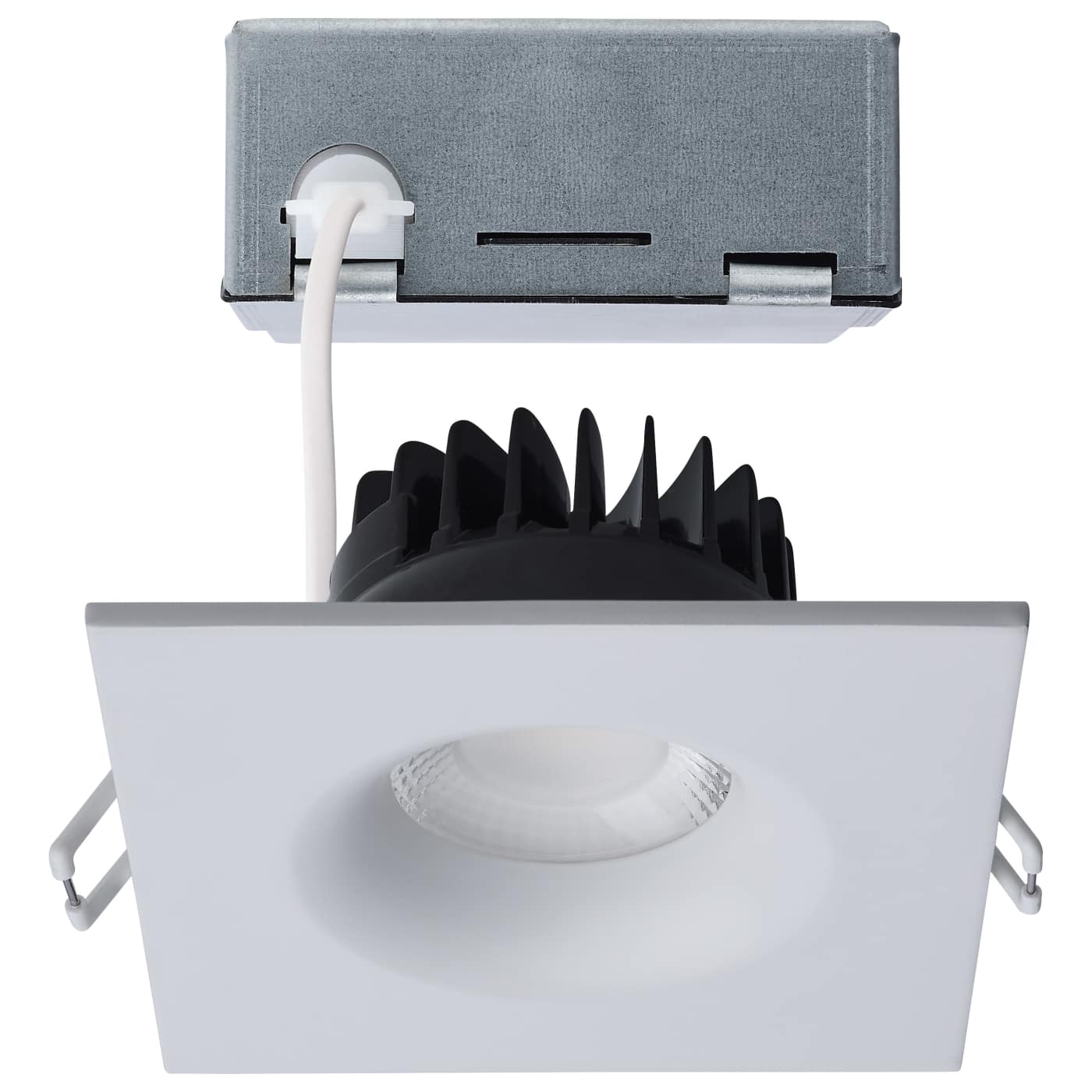 Satco S11633R1 ColorQuick 10W LED Integrated Recessed Downlight White Square CCT Selectable