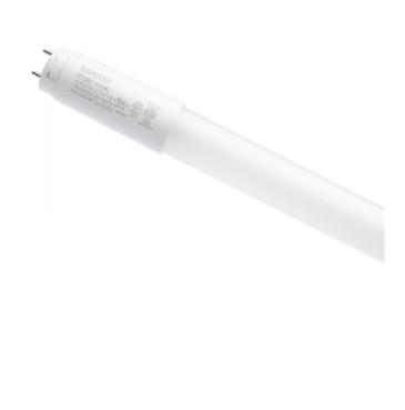 SATCO S11665 15 Watt T8 LED; 48 Inch; 30K/35K/40K/50K/65K CCT Selectable; Medium Bi Pin Base; Type B Ballast Bypass; 120-277 Volt; Frost Finish Tube Light