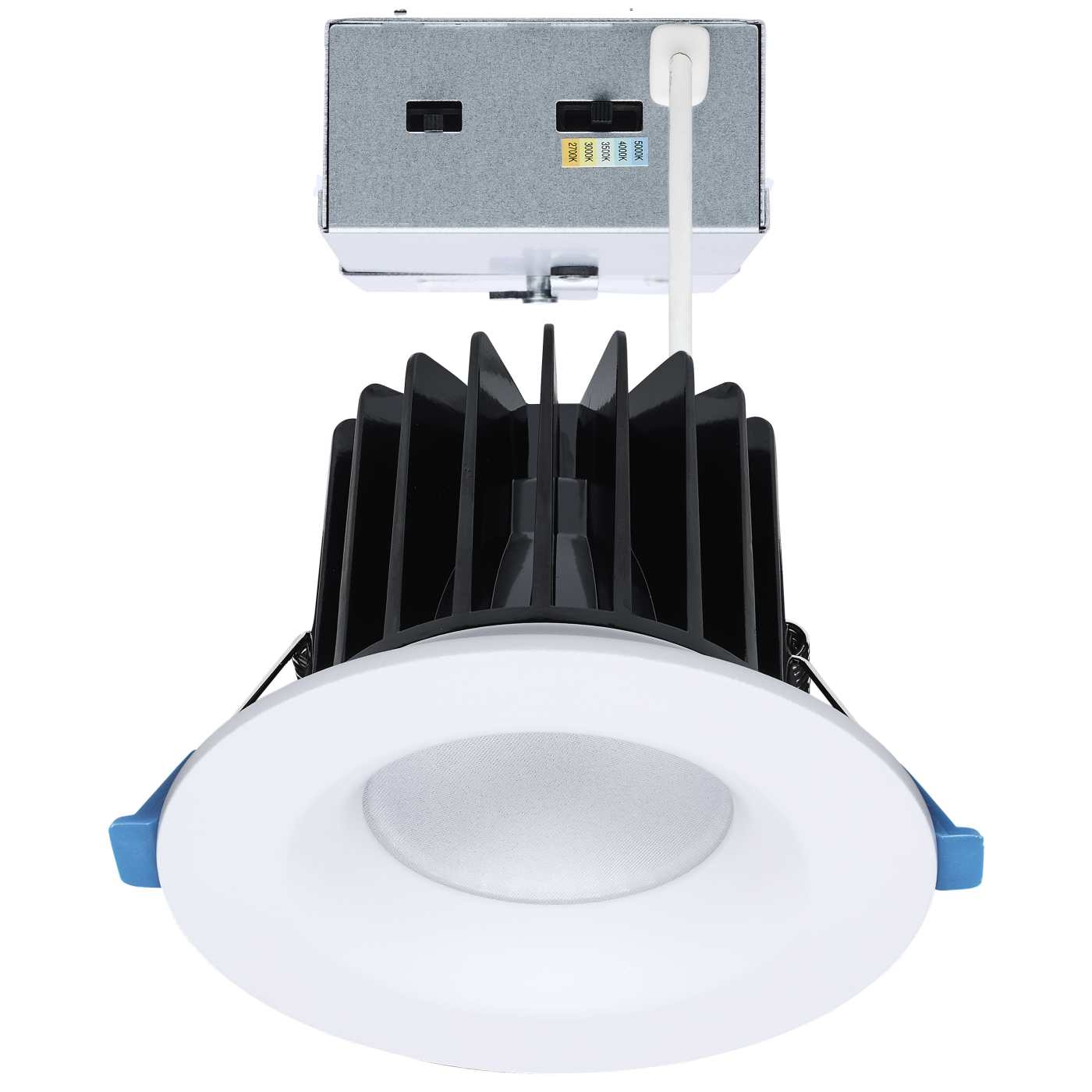 Satco S11671 ColorQuick 16/20/24W LED CCT Selectable 5.2" Round Black Recessed Downlight