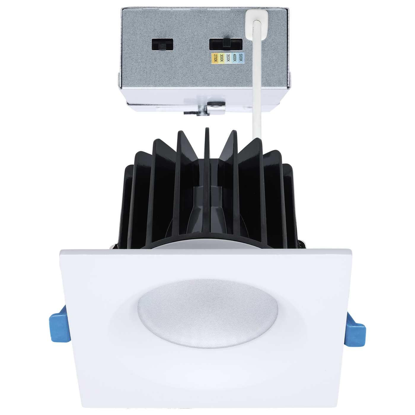 Satco S11673 ColorQuick 16/20/24W LED CCT Selectable 4.8" Square White Recessed Downlight