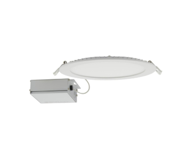 SATCO S11828 24 Watt; LED Direct Wire Downlight; Edge-lit; 8 inch; CCT Selectable; 120 volt; Dimmable; Round; Remote Driver
