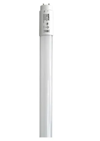 SATCO S11956 5.83-ft LED T8 Tube, G13, Ballast Bypass, Wattage 30W, Color Temperature 5000K Case of 10