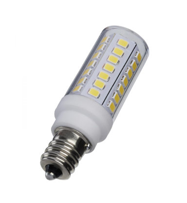 SATCO S12135 5 Watt Mini LED; Candelabra Base; 5000K; Clear Finish; 120 Volt Light Bulb