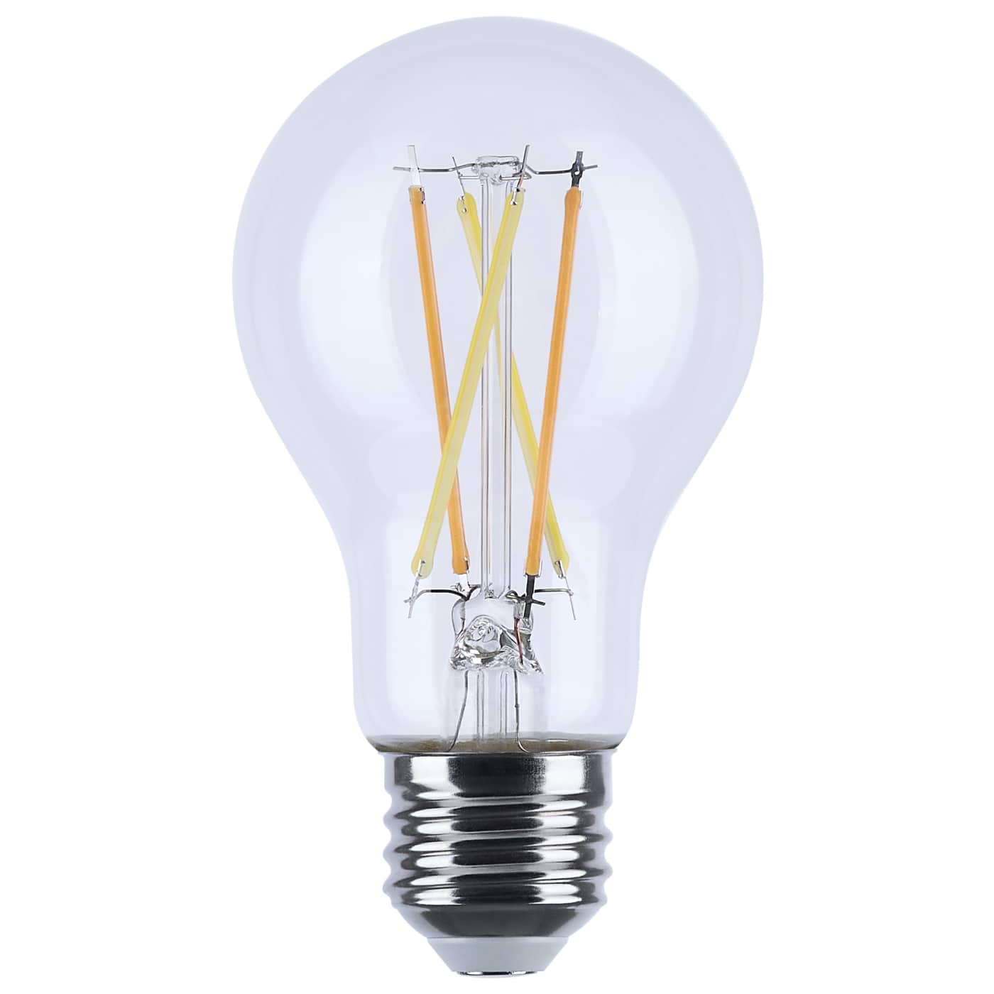 Satco S12150 ColorQuick 8W LED A19 Filament Dim-to-Warm 3000K–2000K E26