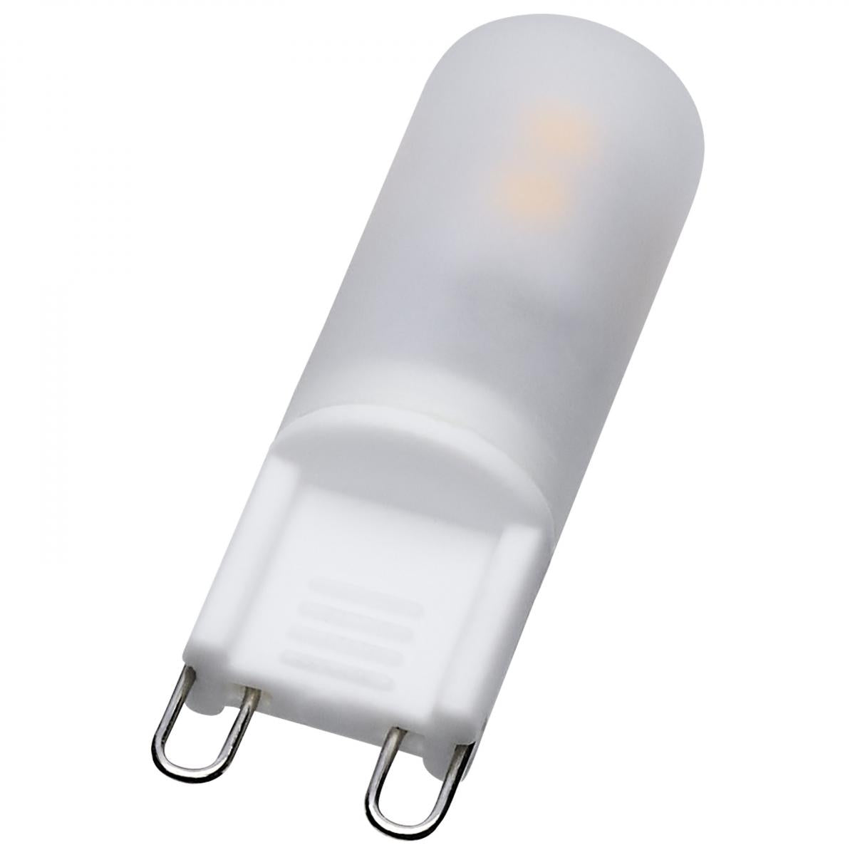 SATCO S12330 T4 LED, Frost Finish, G9 Base, Wattage 2W, Color Temperature 3000K, Voltage 120V