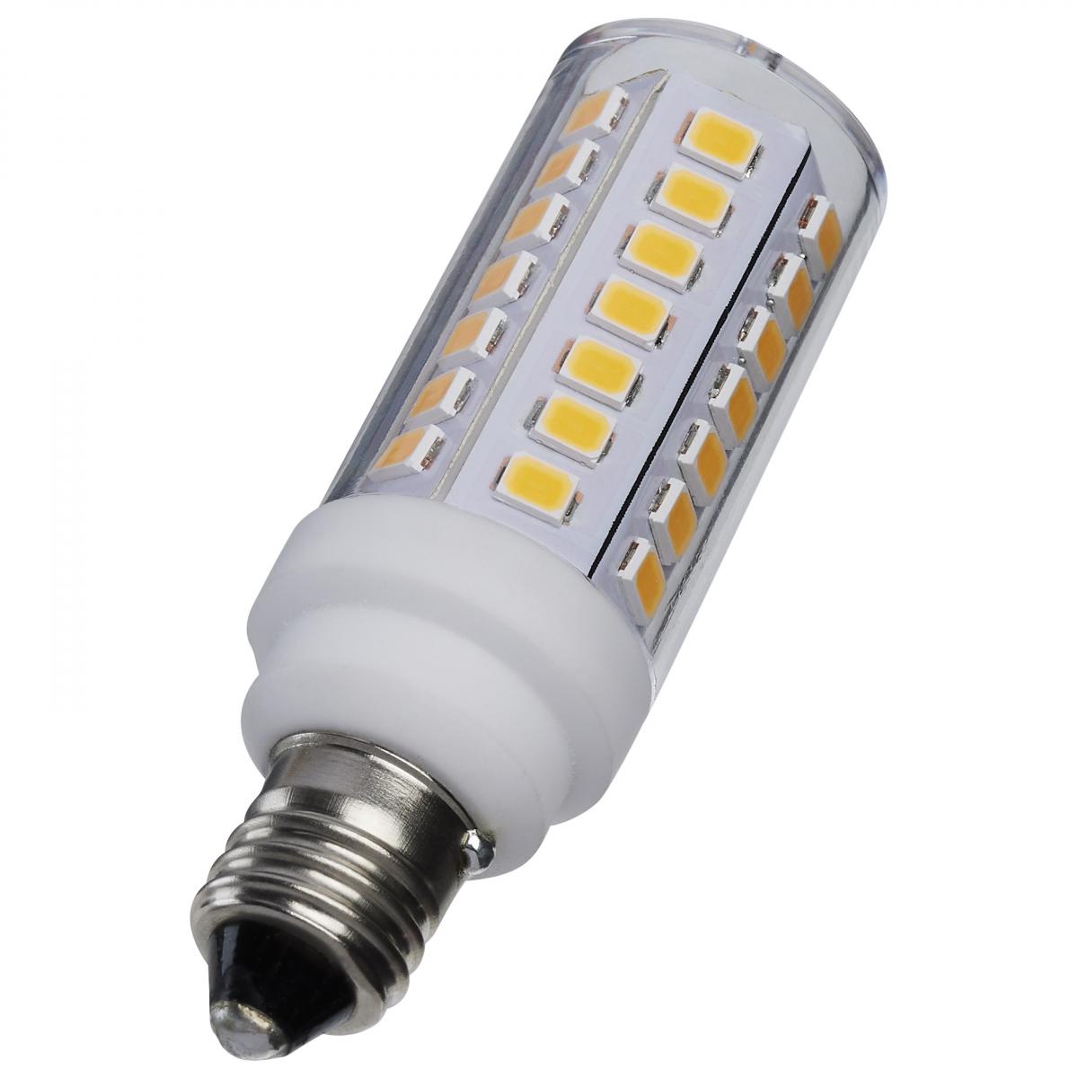 SATCO S12334 T6 LED, Clear Finish, E11 Base, Wattage 5W, Color Temperature 3000K, Voltage 120V