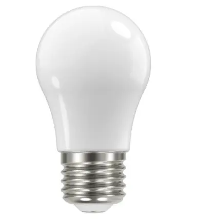 SATCO S12407 LED A15 Bulb, E26, Wattage 8.2W, Lumens 800 lm, Voltage 120V, Color Temperature 3000K, Soft White