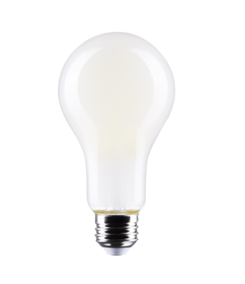 SATCO S12445 17 Watt; A21 LED; Frost Finish; Medium Base; 4000K; 120 Volt Light Bulb