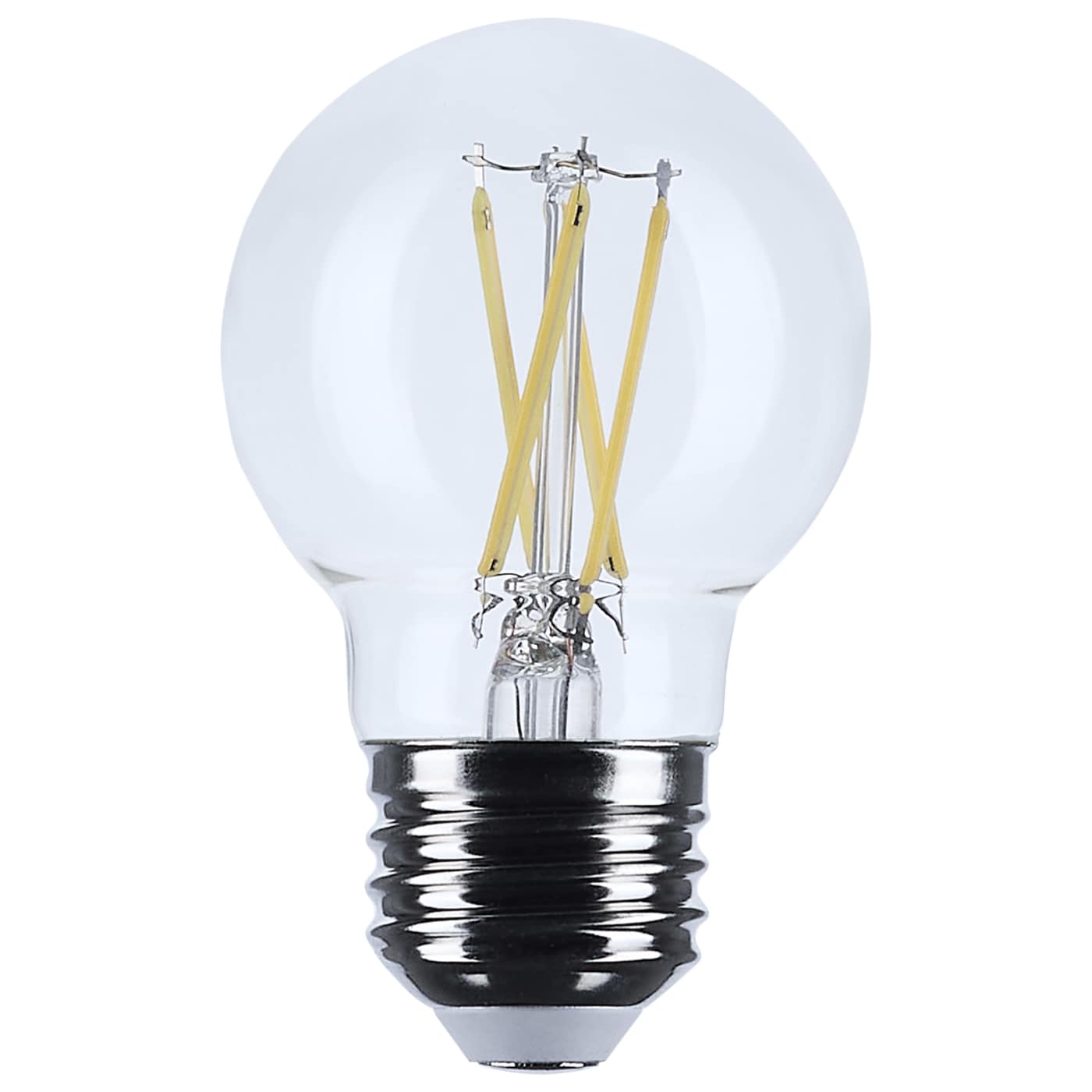 Satco S12475 Lumos LED E26 Medium 4 watt LED Filament - CCT: 3500K - Finish: Clear