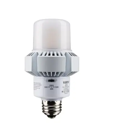 SATCO S13160 LED AP23 Bulb, Non-Dimmable, E26, Wattage 20W, Voltage 100-277V, Multi-Color Temperature