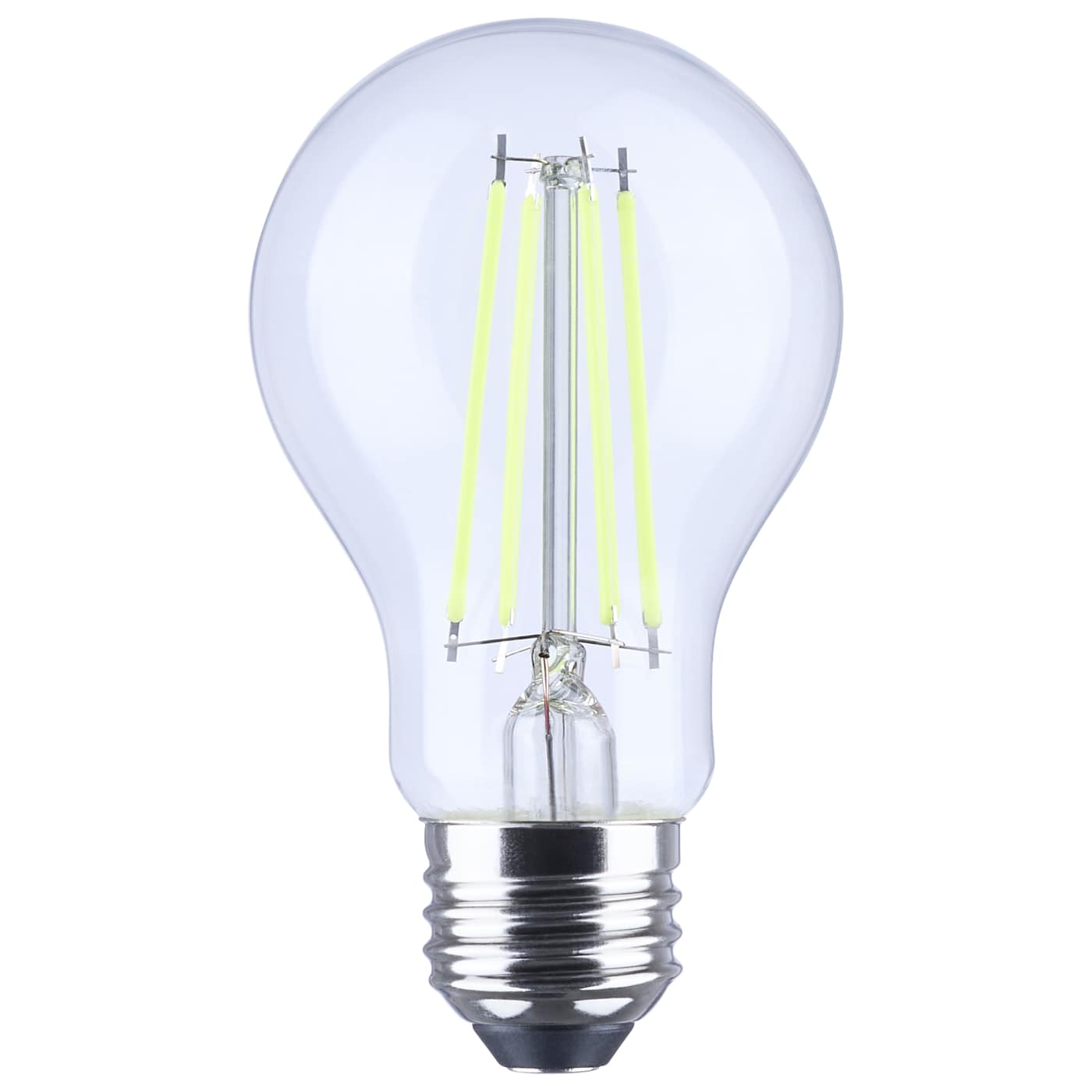 SATCO S14387 LED A19 Green Decorative Light Bulb with Medium Base