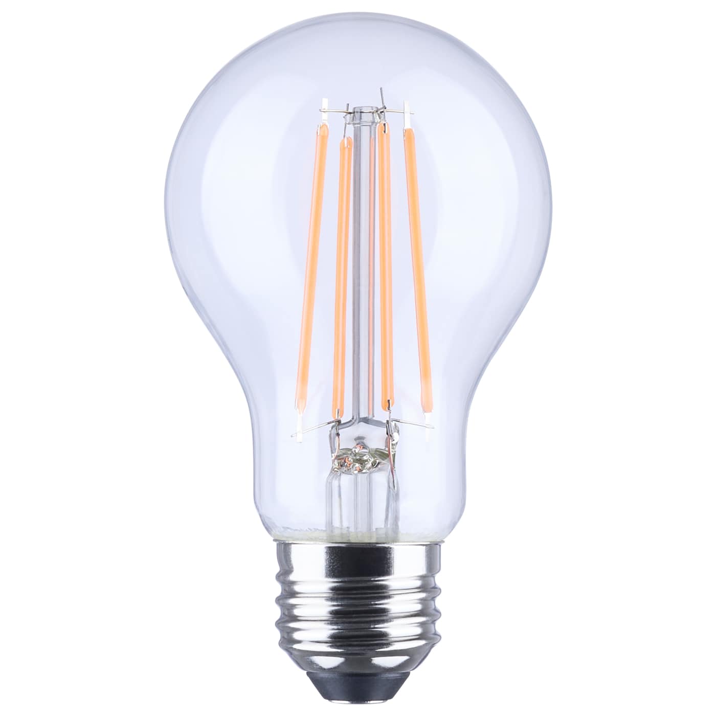 SATCO S14390 LED A19 Pink Decorative Light Bulb with Medium Base
