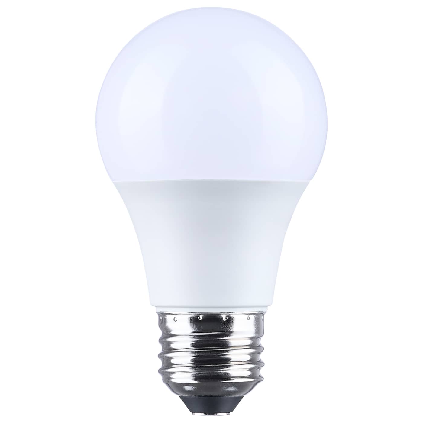 Satco S14405 LED A19 Medium Base Plastic Lamp - CCT: 2700K - Wattage: 9W - Lumens: 800L - 1-Pack
