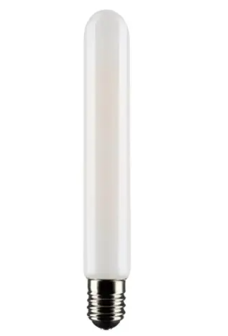 Satco S21376 LED T6.5 Bulb, Dimmable, BA15d Base, Wattage 4W, Lumens 360 lm, Voltage 120V, Color Temperature 3000K, Frosted