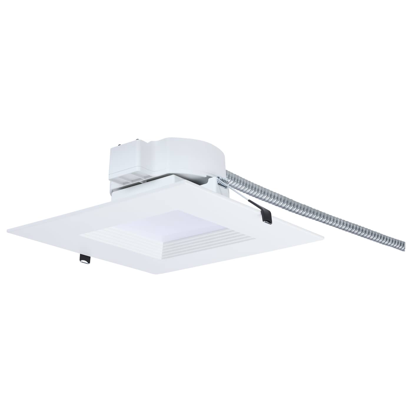 Satco S21610 8-Inch Square LED Downlight 25.5W 5CCT Dual Dimming 120–347V