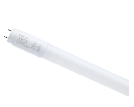 SATCO S21917 48" 10W LED T8 Lamp, G13 Base, Type A, 5CCT Selectable Tube Light Bulb