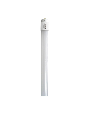 SATCO S21925 40 Watt; 8 Foot; T8 LED; Single pin base; 6500K; 50000 Average rated hours; 5500 Lumens; Type B; Ballast Bypass; Double Ended Wiring; DLC 5.1 Tube Light Bulb