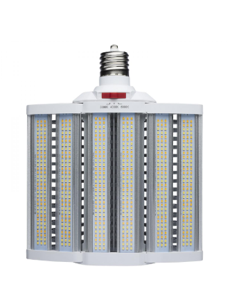 SATCO S28938R1 LED Shoe Box Lamp; 90/100/110 Wattage Selectable; 3K/4K/5K CCT Selectable; 120-277 Volt; White Finish Light Bulb