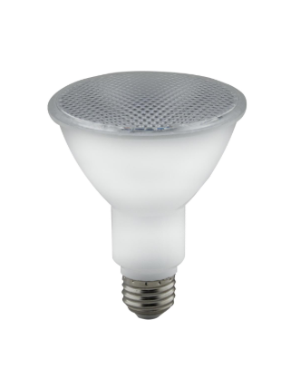 SATCO S29189 8 Watt; PAR30LN LED; Amber color; 40 deg. Beam Angle; Medium base; 120 Volt; Turtle Friendly Light Bulb
