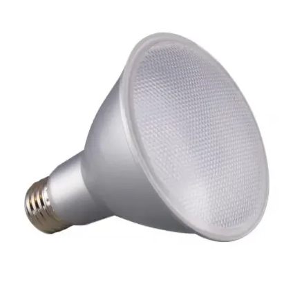 Satco S29434 LED PAR30 Bulb, Long Neck, Dimmable, 40 Degree Beam, E26, Wattage 12.5W. Lumens 1000 lm, Voltage 120V, Color Temperature 5000K