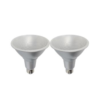 SATCO S29457 15 Watt; PAR38 LED; 3000K; 60 deg. Beam Angle; Medium base; 120 Volt; 2-Pk Light Bulb