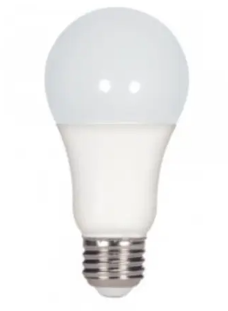 Satco S29818 Omni-Directional LED A19 Bulb, Dimmable, Wattage 15W, Color Temperature 5000K, Lumens 1600Lm, Voltage 120V