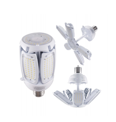 SATCO S39799 60 Watt LED HID Replacement; 2700K; Mogul extended base; Adjustable Beam Angle; Type B Ballast Bypass;100-277 Volt Light Bulb