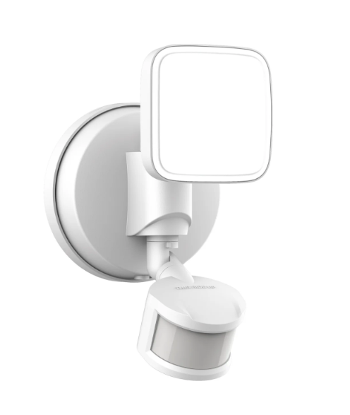 Feit Electric S6/500/850/SOL/WH 6 in. Daylight (5000K) White Solar Single Head Motion Security Floodlight Color Temperature 5000K, Voltage 120V Pack 1