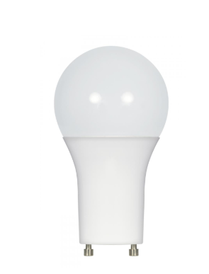 SATCO S8482 10 Watt; A19 LED; Frosted; 4000K GU24 base; 120 Volt Light Bulb