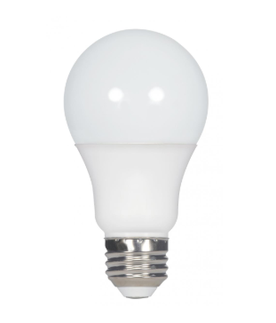 SATCO S8490 15.5 Watt; A19 LED; 4000K; Medium base; 120 Volt; Light Bulb 4-pack