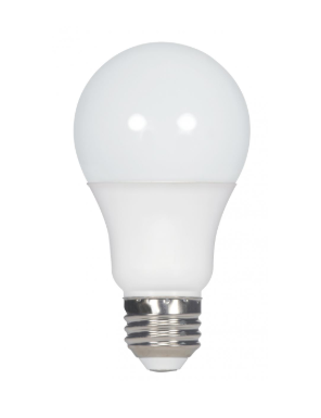 SATCO S8568 15.5 Watt; A19 LED; 5000K; Medium base; 120 Volt; 4-pack