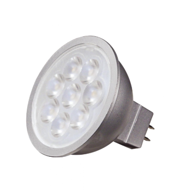 SATCO S9616 6.5 Watt; LED MR16 LED; 3000K; 40 deg. Beam Angle; GU5.3 base; 12 Volt AC/DC Light Bulb