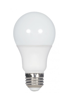 SATCO S9664 9.5 Watt; A19 LED; Frosted; 5000K; European Medium base (E27); 220 deg. Beam Angle; 230 Volt; Non-Dimmable Light Bulb