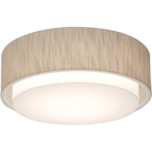 AFX Lighting SAF1614MB-JT 16-in 25W LED E26 Sanibel Flush Mount 2 Lights, 120V, Jute Finish
