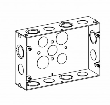 Orbit SB-2 1-5/8” Deep, 2-gang Multigang Switch Box