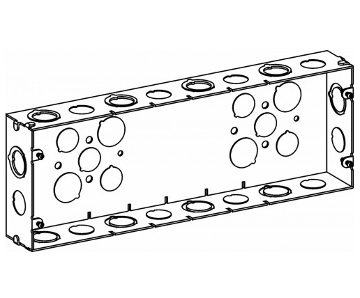 Orbit SB-6 1-5/8” Deep, 6-gang Multigang Switch Box