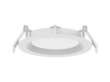 Maxlite SBRD-8R23T9CS-W Slim Baffle Round Downlight - 8 Inch Round -23W - 120V - Triac Dimming - 90 CRI - CCT Selectable - Finish White