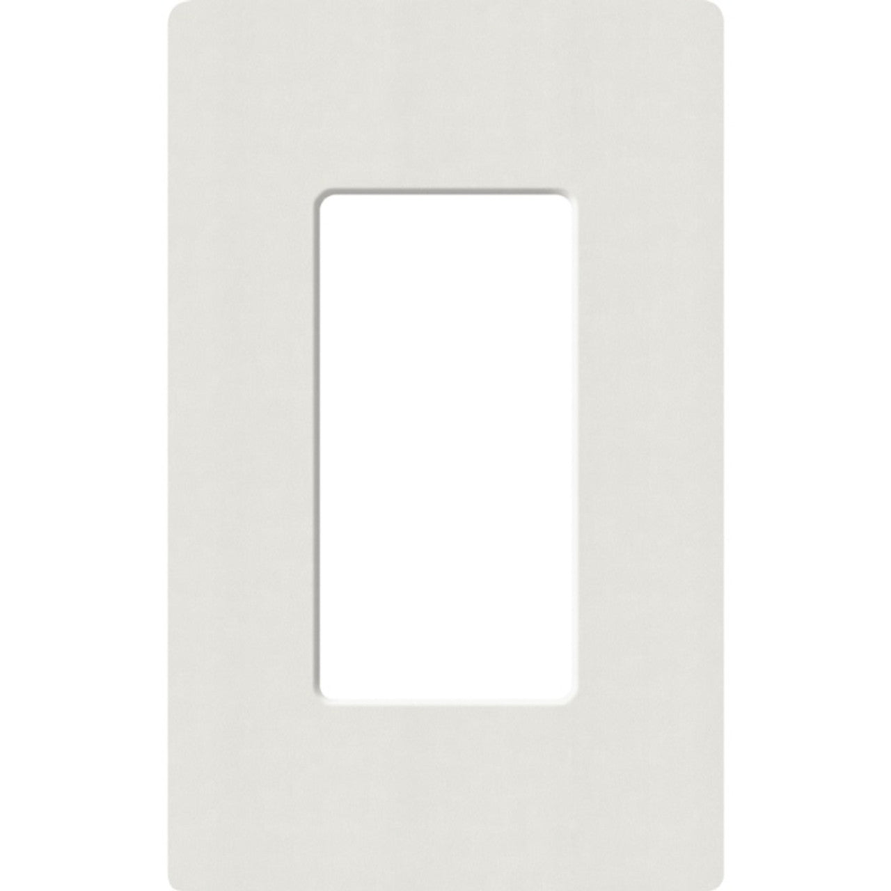 Lutron SC-1-LG Claro 1 Gang Wall Plate for Decorator/Rocker Switches, Lunar Gray Finish