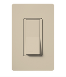 Lutron SC-1PS-TP Claro Single Pole Switch - 15A - Taupe Finish