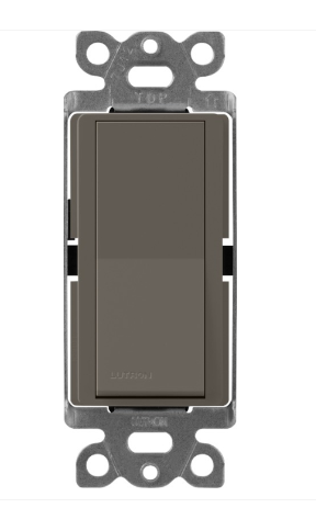 Lutron SC-3PS-TF Claro 3-Way Switch - 15A - Truffle Finish