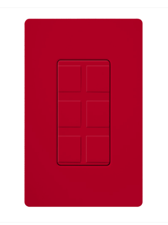 Lutron SC-6PF-HT Claro 6 port Frame - Hot Finish