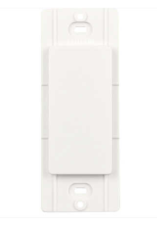 Lutron SC-BI-BW Claro Blank Insert - Brilliant White Finish