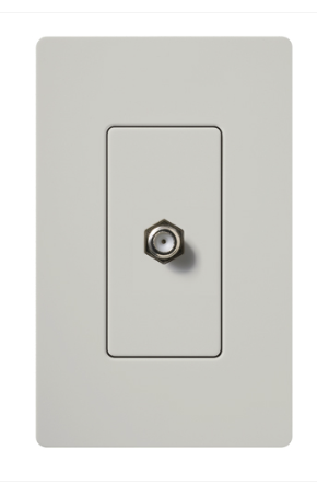 Lutron SC-CJ-PD Claro Cable Jack - Palladium Finish