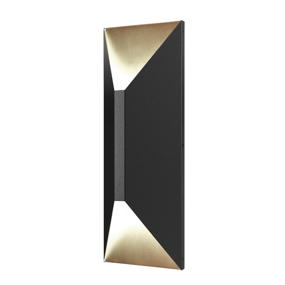 ABBA Lighting USA SCA04 Heavy Duty Cast Aluminum Up & Down LED Outdoor Wall Light - Color Temperature: RGBCW - Finish: Black