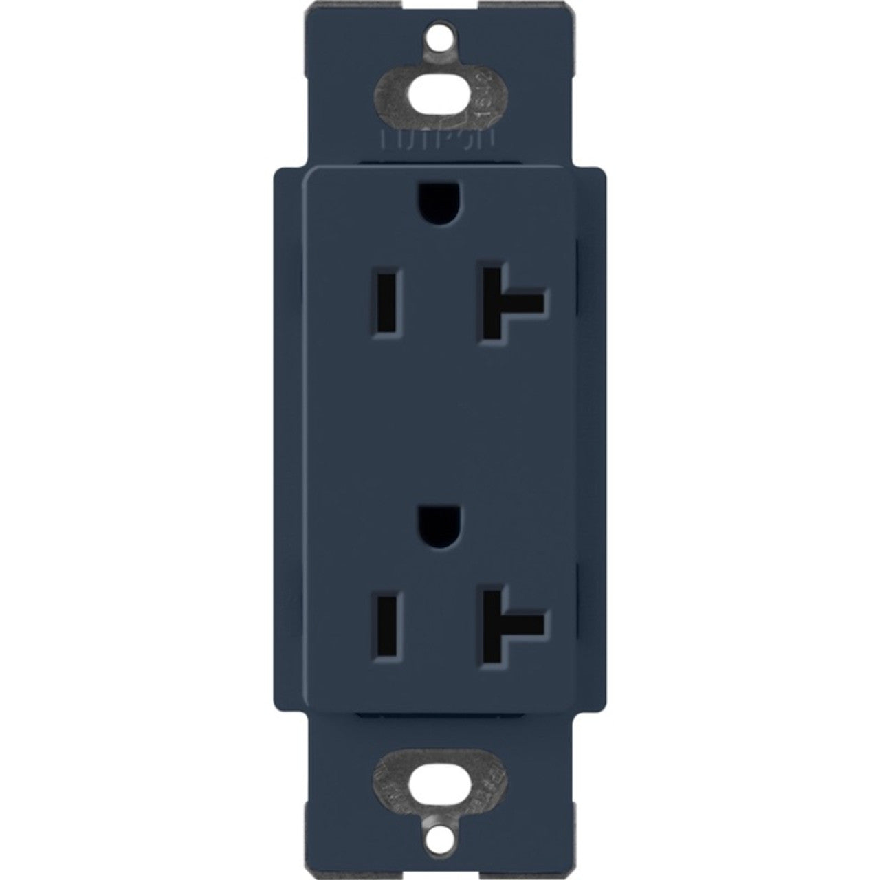 Lutron SCR-20-DE Claro 20A 125V Duplex Receptacle, Deep Sea Finish