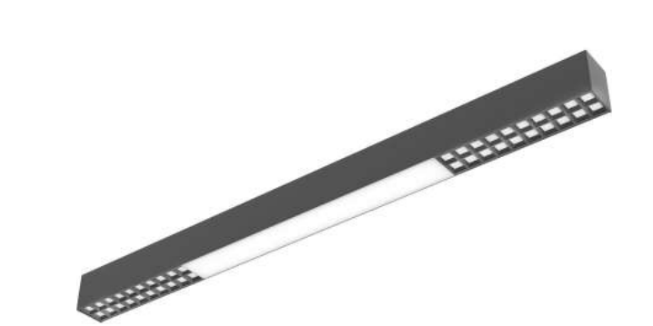 Westgate SCXA-4FT-40W-MCTP-CD-BB SCXA 4 Foot Architectural 2 Inch Combined Distribution Lens/60 Degree Optics Wattage/CCT Selectable 20W/30W/40W 3000K/3500K/4000K, Black Finish