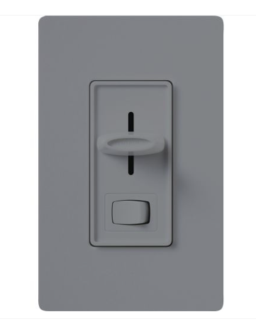 Lutron SELV-300P-GR Skylark Preset Single-pole Electronic Low-voltage Dimmer - 300w Max -Grey Finish