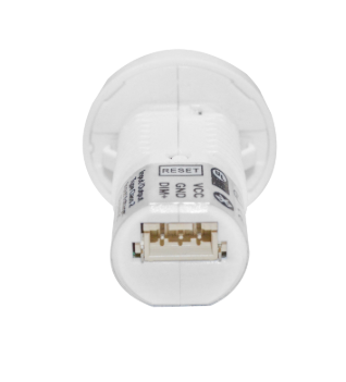 Eiko SEN-WSI-PIR-A BLE PIR Motion sensor, 12-24V,1/2'' Button Snap-in, 0-10V, Daylight Harvesting, 8-12ft, Parameters set by Silvair App