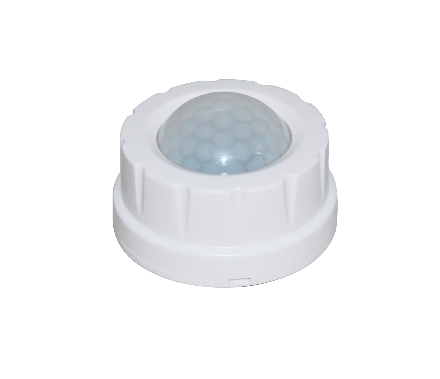 Eiko SEN5A-SPPR-WH Stand-alone PIR Motion Sensor, 12-24V, Screw-in, 0-10V, Daylight Harvesting, 8-40ft, White, IP65, Parameters set by SEN5A-ACT