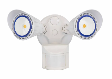 Westgate SL-10W-MCT-WH-P Sl-Series Led Security Flood PIR Light, Multi-Color Temperature, Wattage 10W, White Finish